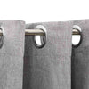 Cortinas Vidaxl Lino Mirando Ojos condenatorios 2 ST 140X245 CM GRIS