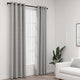 Cortinas Vidaxl Lino Mirando Ojos condenatorios 2 ST 140X245 CM GRIS