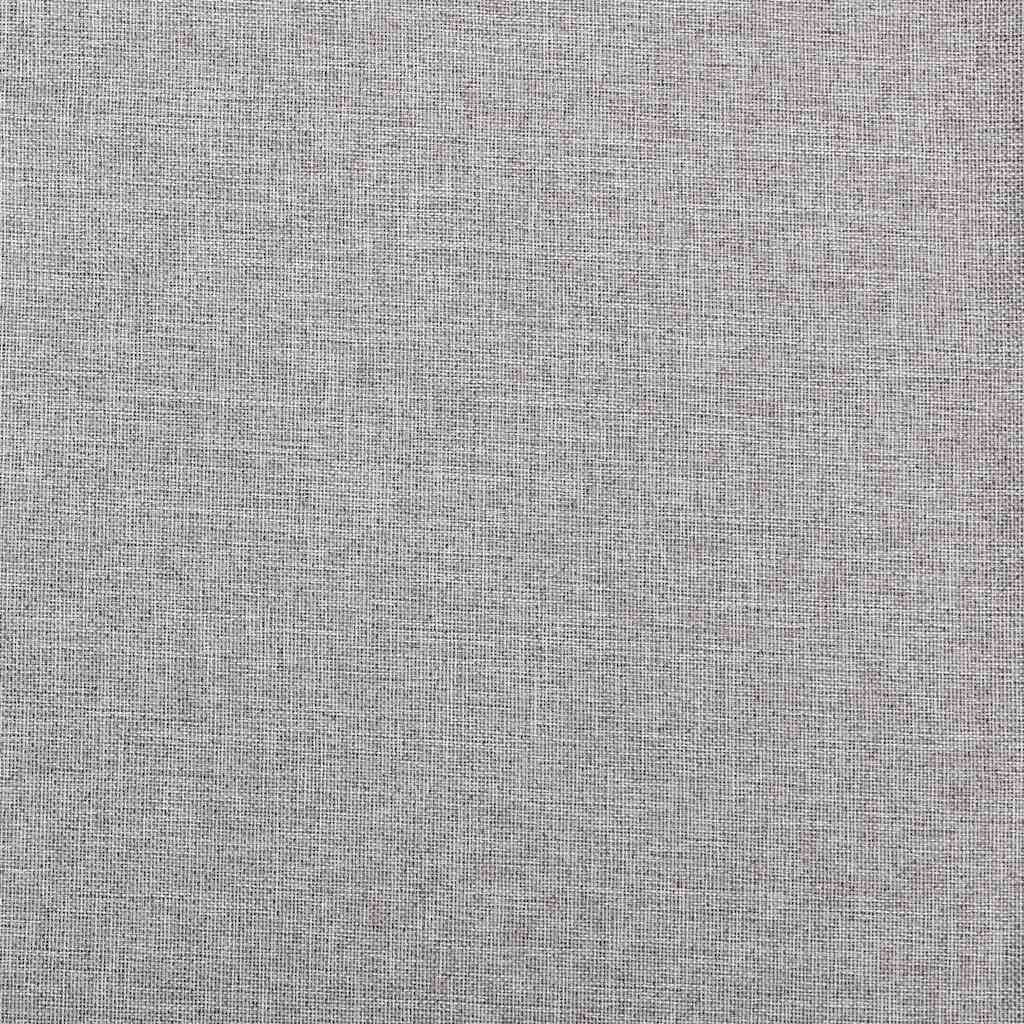 Cortinas Vidaxl Lino Look Belwout Hooks 2 ST 140x225 CM Gray