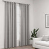 Cortinas Vidaxl Lino Look Belwout Hooks 2 ST 140x225 CM Gray