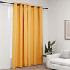 Linen con tende Vidaxl sembra dannoso con gli occhi 290x245 cm giallo