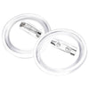 Vidaxl buttons met spelden 100 st 37 mm acryl