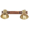 Vidaxl Wall Lamp Industrial E27 45x25 cm Brass -colorato