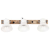Vidaxl Wall Lamp industriale E27 65x25 cm bianco