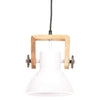 Vidaxl hanglamp industrieel rond 25 w e27 19 cm wit