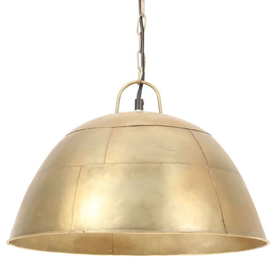 Vidaxl Lampada sospesa Vintage Industrial Round 25 W E27 41 cm Colorato di ottone