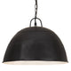 Vidaxl Lampada sospesa Vintage Industrial Round 25 W E27 41 cm nero