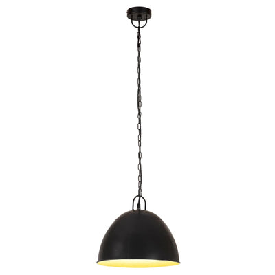 Vidaxl Lampada sospesa Vintage intorno a 25 W E27 31 cm nero
