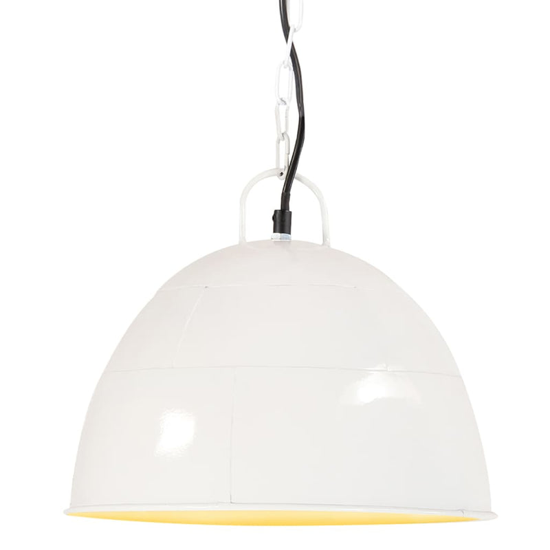 Vidaxl Lampada sospesa Vintage intorno a 25 W E27 31 cm bianco