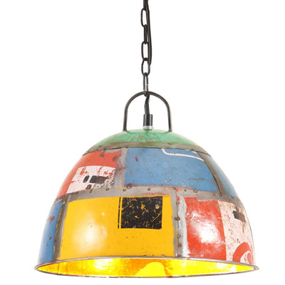 Vidaxl Lampada sospesa Vintage intorno a 25 W E27 31 cm multilorato
