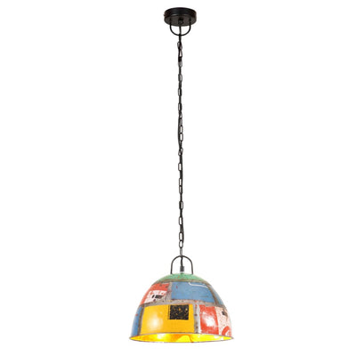 Vidaxl Lampada sospesa Vintage intorno a 25 W E27 31 cm multilorato