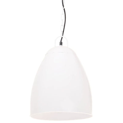 Vidaxl lampada sospesa industriale intorno a 25 W E27 32 cm bianco