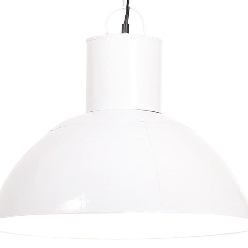 Lampada sospesa Vidaxl intorno a 25 W E27 48 cm bianco