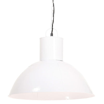 Lampada sospesa Vidaxl intorno a 25 W E27 48 cm bianco