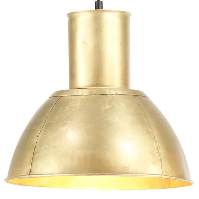 Lampada sospesa Vidaxl intorno a 25 W E27 a 28,5 cm in ottone