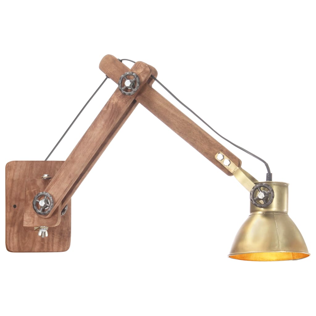 Vidaxl Wall Lamp Industrial attorno a E27 Ottone -colorato