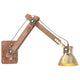 Vidaxl Wall Lamp Industrial attorno a E27 Ottone -colorato