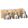 Vidaxl Wall Lamp Industrial E27 68x23 cm MANGOHOUT Silver Coloted