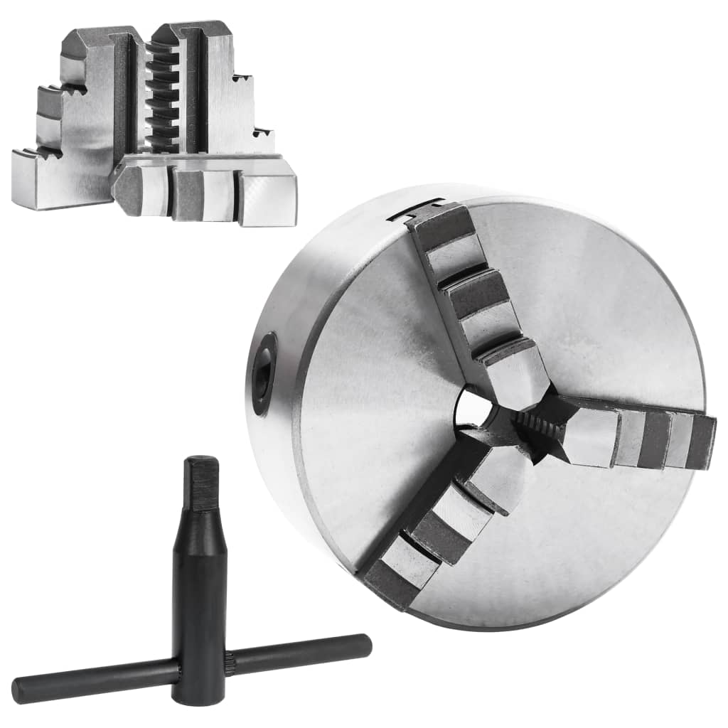 Piastra artiglio Vidaxl con 35 mm acciaio da sedere da 125 mm a 3 pelvi