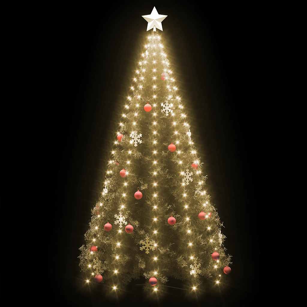 Iluminación de árbol de Navidad Vidaxl con 250 LED Net 250 cm