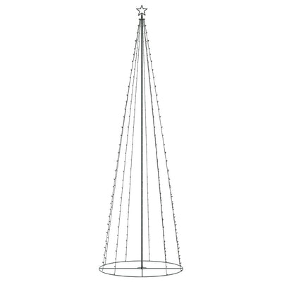 VidaXL Kegelkerstboom 330 meerkleurige LED's 100x300 cm