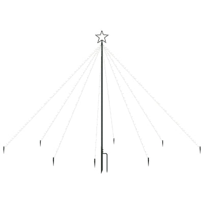 Vidaxl Cascada de iluminación de árboles de Navidad dentro de 400 LED 2.5 m