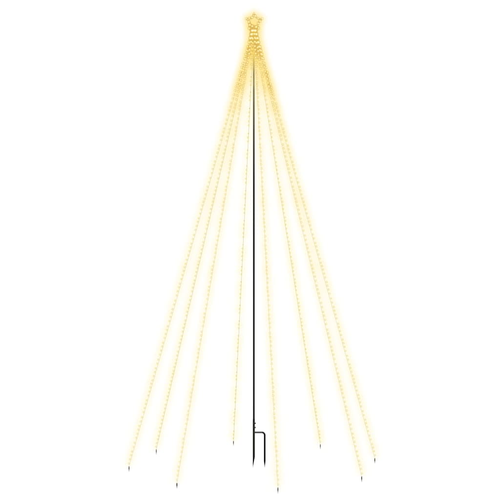 VIDAXL ALIMENTO DELL'LECCO DI NASSILE CASCA IN IN INTERME 400 LED 2,5 M