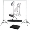 Vidaxl Photo Studio Set con set di illuminazione e sfondo