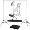 Vidaxl Photo Studio Set con set di illuminazione e sfondo