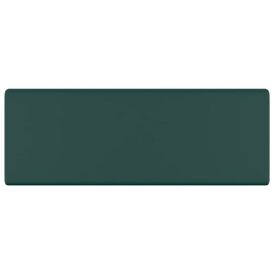 Vidaxl Washbasin con cuadrado de aterrizaje de 41x41 cm Cerámico Matt Dark Green