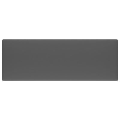 Vidaxl Washbasin con cuadrado de aterrizaje de 41x41 cm Cerámico Matt Dark Grey