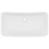 Vidaxl wastafel rechthoekig 71x38 cm keramiek matwit