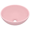 Vidaxl wastafel rond 32,5x14 cm keramiek matroze