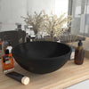 Vidaxl Washbasin Ronda 32.5x14 cm Cerámico mate negro
