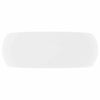 Vidaxl Washbasin alrededor de 40x15 cm Mat de cerámica White