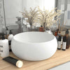 Vidaxl Washbasin alrededor de 40x15 cm Mat de cerámica White