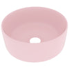 Vidaxl Washbasin Round 40x15 cm Matpown in ceramica