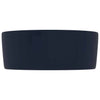 Vidaxl wastafel rond 40x15 cm keramiek mat donkerblauw