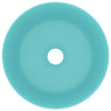 Vidaxl Washbasin Round 40x15 cm Ceramic Matt Light Green