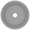 Vidaxl Washbasin Round 40x15 cm Cerámico Matt gris claro