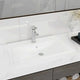 Vidaxl wastafel met kraangat 60x46 cm keramiek matwit