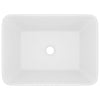 Vidaxl Washbasin 41x30x12 CM Mat de cerámica White