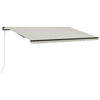 VidaXL Luifel automatisch uittrekbaar 600x300 cm crème