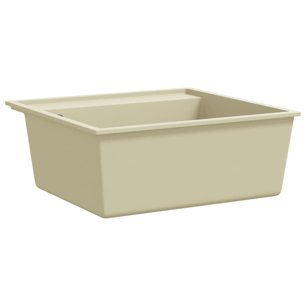 Lavello Vidaxx con foro troppopieno granito beige