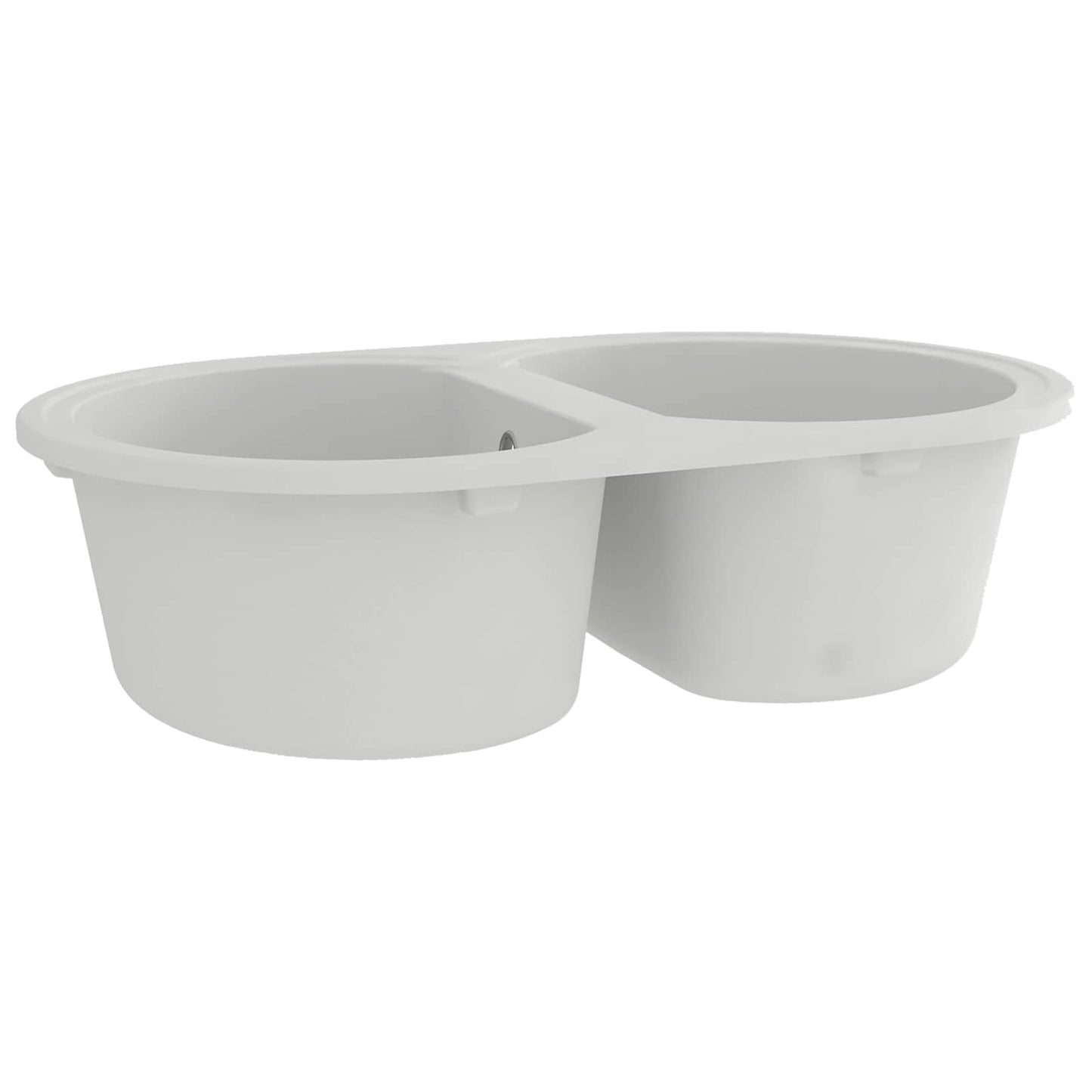 Lavello da cucina Vidaxx bianco 78 x 47 x 20,5 cm in granito