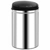 Vidaxl prullenbak met automatische sensor 30 l roestvrij staal