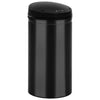 Vidaxl Trash Can con un sensor automático de 50 l de acero al carbono negro