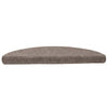 Vidaxl trapmatten zelfklevend 15 stuks 65x21x4 cm beige halfrond groot