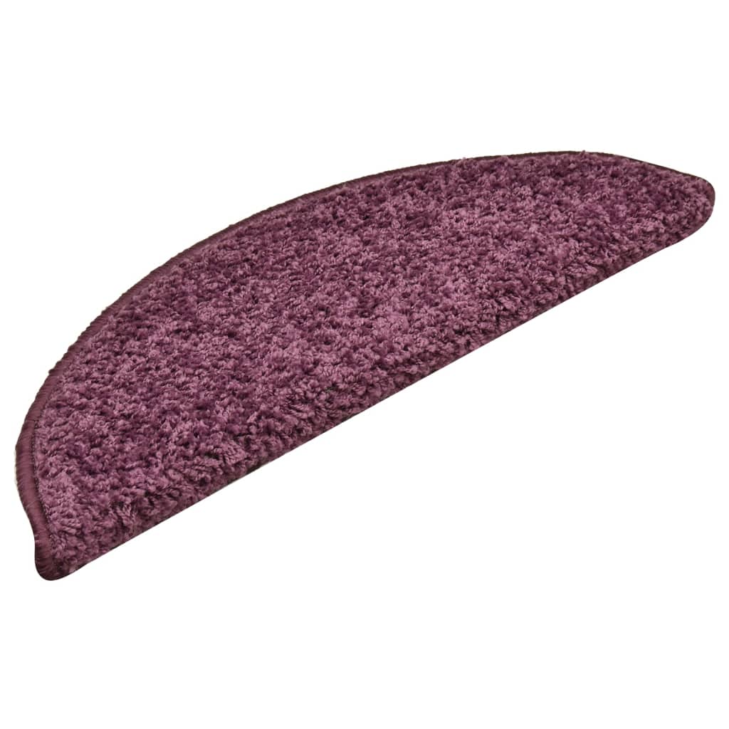 Vidaxl Stair Tappet 15 St 56x17x3 cm Purple scuro