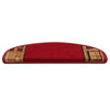 Vidaxl tappetini per autoadesivo 15 st 65x21x4 cm rosso